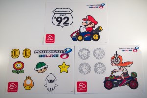 Autocollants pour fenêtre Mario Kart 8 Deluxe - Lot 1 (03)